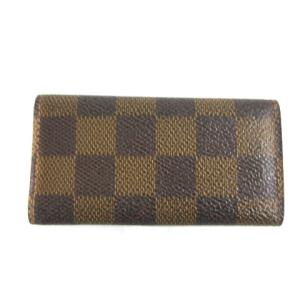 LOUIS VUITTON N62631 ミルティクレ ダミエ キーケース 4連 キーリング ブラウン