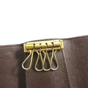 LOUIS VUITTON N62631 ミルティクレ ダミエ キーケース 4連 キーリング ブラウン