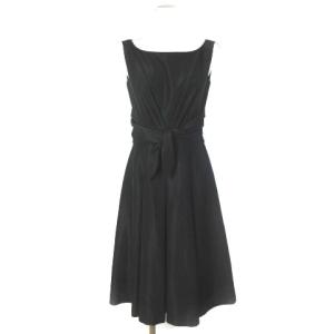 ワンピース ウエストマーク リボン S ブラック