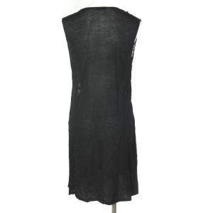 TO BE CHIC 近年モデル ベスト レース トッパー ロング丈 ブラック