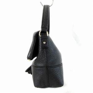 kate spade new york ハンドバッグ ショルダー 2way レザー シュリンク タッセル 黒 ブラック 鞄 IBS94