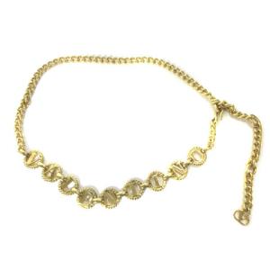 ヴィンテージ ロゴ チェーン ウエストベルト ゴールド