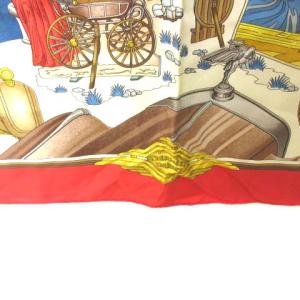 HERMES カレ90 ST.CHRISTOPHE ET L’ENFANT JESUS スカーフ