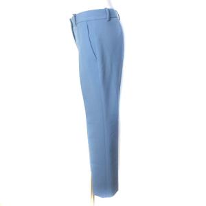 Theory 19AW パンツ スラックス テーパード センタープレス 0 ブルー