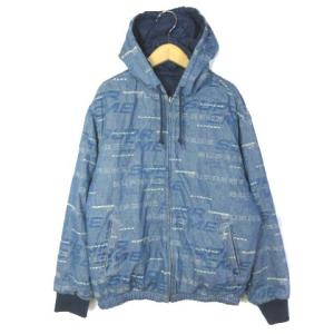 Supreme 19FW Reversible Dimensions Logo Denim Work Jacket