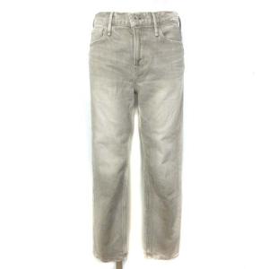 近年モデル THE NINETY'S SEPIA ミッドライズ デニムパンツ ジーンズ クロップド 13M336-SPA グレー