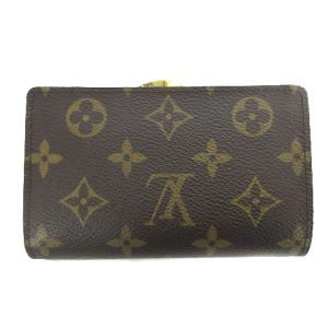 LOUIS VUITTON M61674 ポルトフォイユ・ヴィエノワ モノグラム 二つ折り財布 茶
