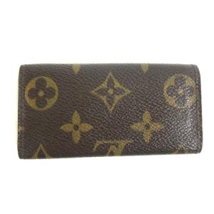 LOUIS VUITTON M62631 ミュルティクレ4 モノグラム キーケース キーリング 4連 ブラウン 茶