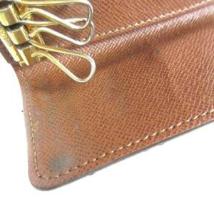 LOUIS VUITTON M62631 ミュルティクレ4 モノグラム キーケース キーリング 4連 ブラウン 茶