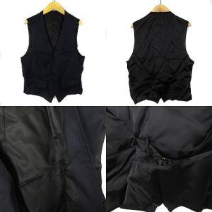 BLACK LABEL CRESTBRIDGE MIYUKIKEORI シングル スーツ 3点セットアップ 黒