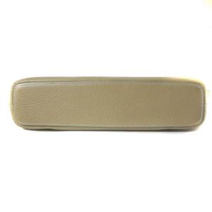 LOEWE ハンドバッグ レザー エンボスロゴ フラップポケット ベージュ