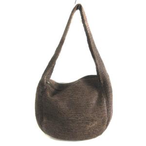 JURGEN LEHL ショルダーバッグ ワンショルダー メッシュ レザー ブラウン