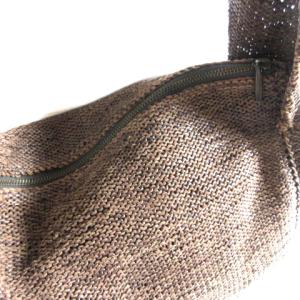 JURGEN LEHL ショルダーバッグ ワンショルダー メッシュ レザー ブラウン