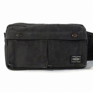 PORTER SMOKY ウエストバッグ ボディバッグ ブラック 鞄