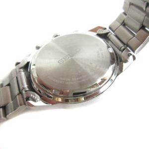 SEIKO SND367 インポートモデル 腕時計 ウォッチ 7針 クロノグラフ クオーツ 黒文字盤 シルバー