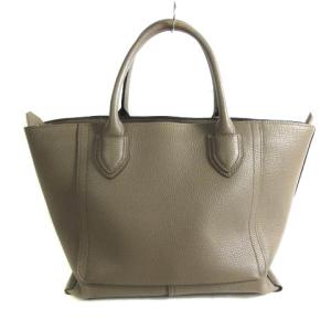 Longchamp メールボックス トップハンドルバッグ M 茶 10104HTA015