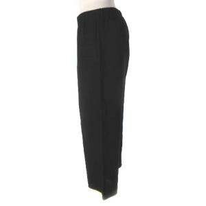 JURGEN LEHL リネンパンツ ワイドパンツ 麻 ブラック 黒 L