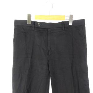 Salvatore Ferragamo パンツ スラックス ワンポイント ガンチーニ ブラック 黒 52 IBO25