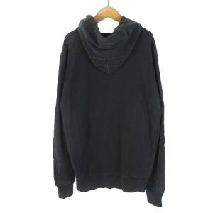 REMI RELIEF タグ付き ジップアップ パーカー フード コットン グレー XL