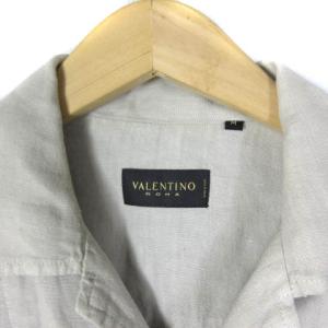 VALENTINO シャツジャケット リネン 麻 ベージュ M