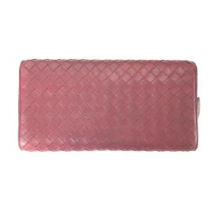BOTTEGA VENETA 150509 長財布 ウォレット イントレチャート レザー ボルドー