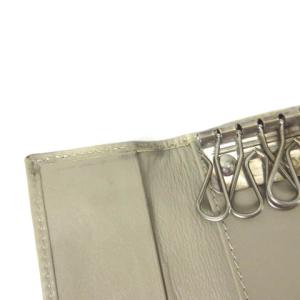 FENDI キーケース キーリング ズッキーノ 三つ折り 6連 8AP002 ベージュ