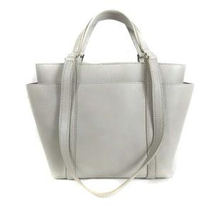 HIROFU 20222 22SS PATIO 2WAY トートバッグ ダブルハンドル ロゴ レザー