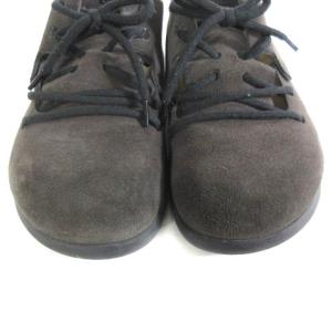 BIRKENSTOCK 1014971 MONTANA シューズ スエード レースアップ ブラウン 38