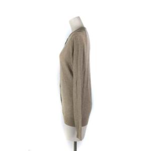 JOHN SMEDLEY カーディガン 長袖 前開き ウール ベージュ L