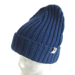 Ron Herman ニット帽 帽子 ゲージ コットン ブルー