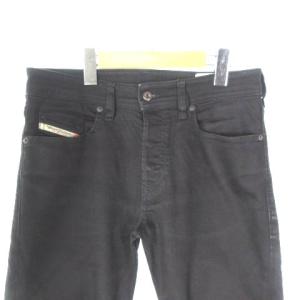 DIESEL BUSTER デニムパンツ ジーンズ スリム テーパード ボタンフライ ブラック