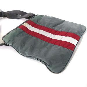 BALLY ショルダーバッグ クロスボディ 斜め掛け ナイロン ストライプ TAISTEN MD TA グリーン