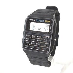 CASIO 腕時計 カリキュレーターウォッチ デジタル文字盤 クオーツ シリコンバンド CA53W ブラック