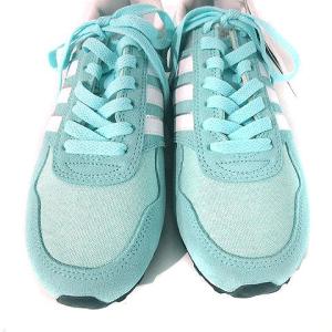 adidas タグ付き スニーカー ローカット レースアップ スエード B74712 ブルー 23cm