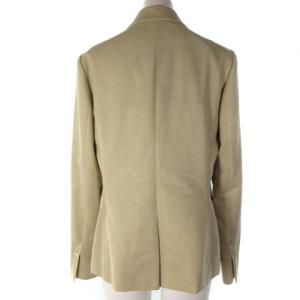 LANVIN テーラードジャケット 背抜き ウール シルク 1B シングル