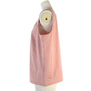 Leilian ノースリーブ カットソー スクエアネック ピンク 13