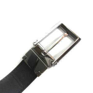 BURBERRY リバーシブル ベルト チェック 100 ブラック ブラウン