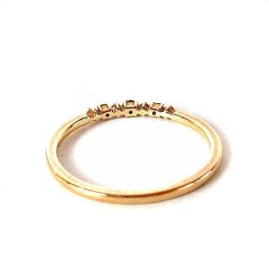 4℃ 指輪 リング K10 ストーン ゴールド 11号 アクセサリー