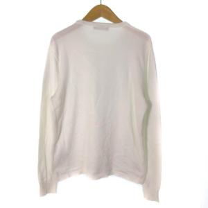 Cruciani CU19 051 近年モデル ニット セーター プルオーバー 切替 イタリア製 ホワイト