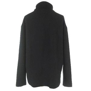 BEAUTY&YOUTH UNITED ARROWS ニット セーター 長袖 ウール カシミヤ混 ルーズタートルネック ブラック