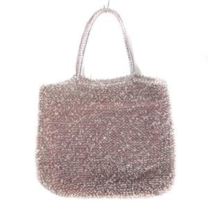 ANTEPRIMA ワイヤーバッグ ハンドバッグ スクエア型 ピンク