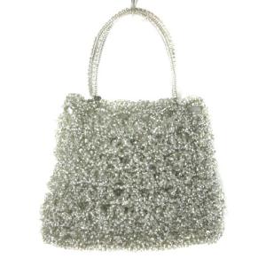 ミニアトゥーラ ワイヤーバッグ ハンドバッグ シルバー