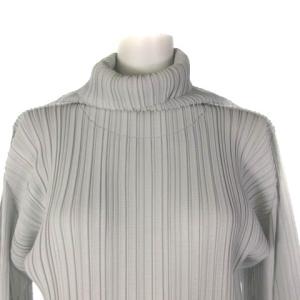 PLEATS PLEASE ISSEY MIYAKE 18SS プリーツタートルネックカットソー 3 青