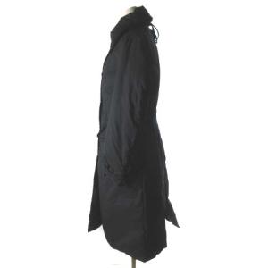 Ermanno Scervino ロング ダウンコート ジャケット ダブル ネイビー 紺 44 IBO32