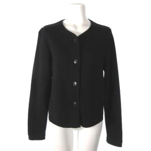 PRESTIGE カーディガン ウール 長袖 ブラック