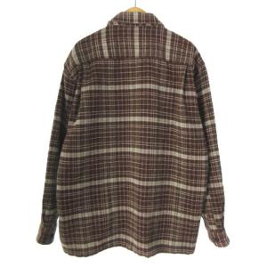 McGREGOR ジャケット ジップアップ チェック ジップアップ ブラウン 茶 L SM0