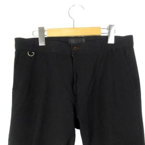 glamb テーパードパンツ センタープレス Dリング ブラック 黒 1