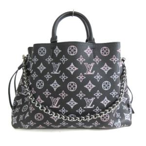 LOUIS VUITTON M21107 22AW ベラ・トート モノグラム マヒナ 2way バッグ レザー ブラック