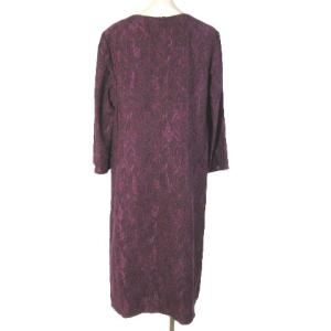 Leilian ワンピース レース 花柄 13+ パープル