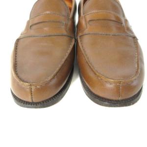 J.M.WESTON コインローファー レザー 22.5cm ブラウン